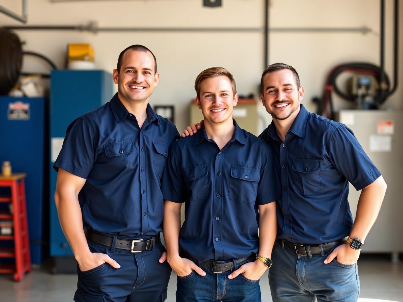 The SOS Heating and Air Conditioning family team
